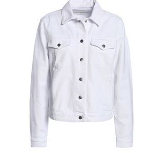 Rag & Bone/Jean oversized white denim jacket